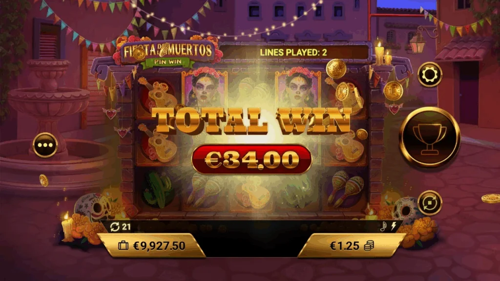 Fiesta de los muertos slot features and rtp