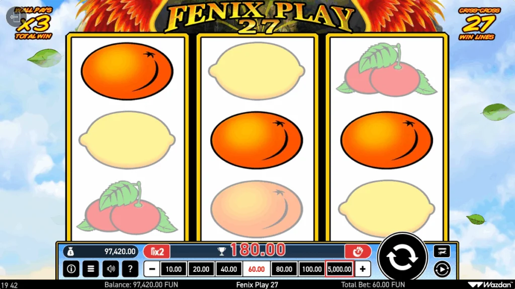 Fenix play 27 slot game
