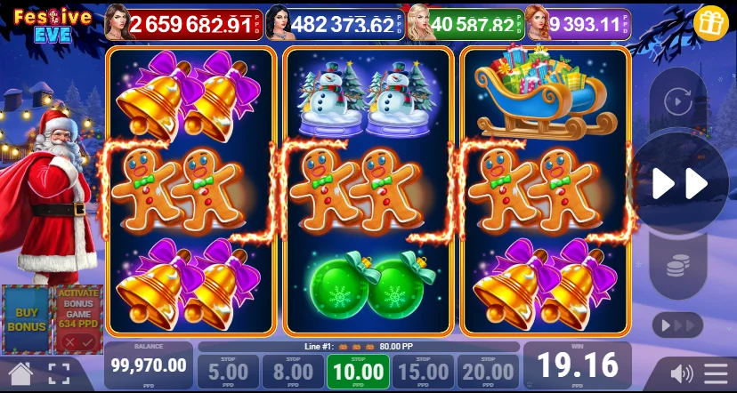 Festive eve slot game