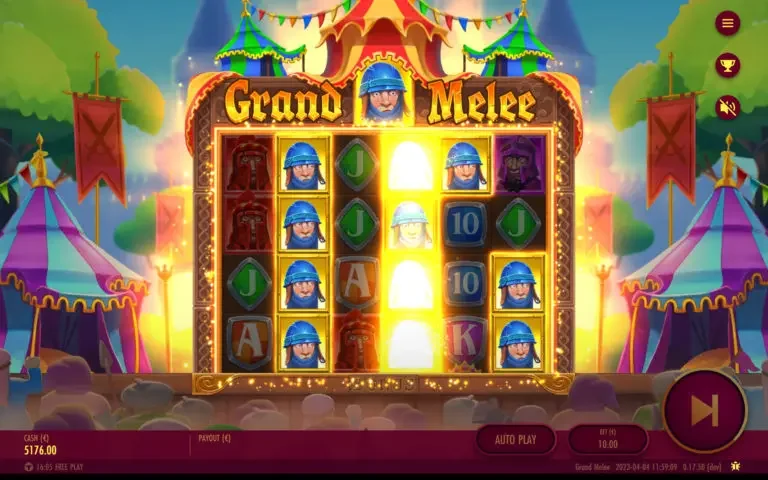 Grand melee slot game