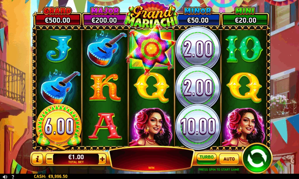Grand mariachi slot game
