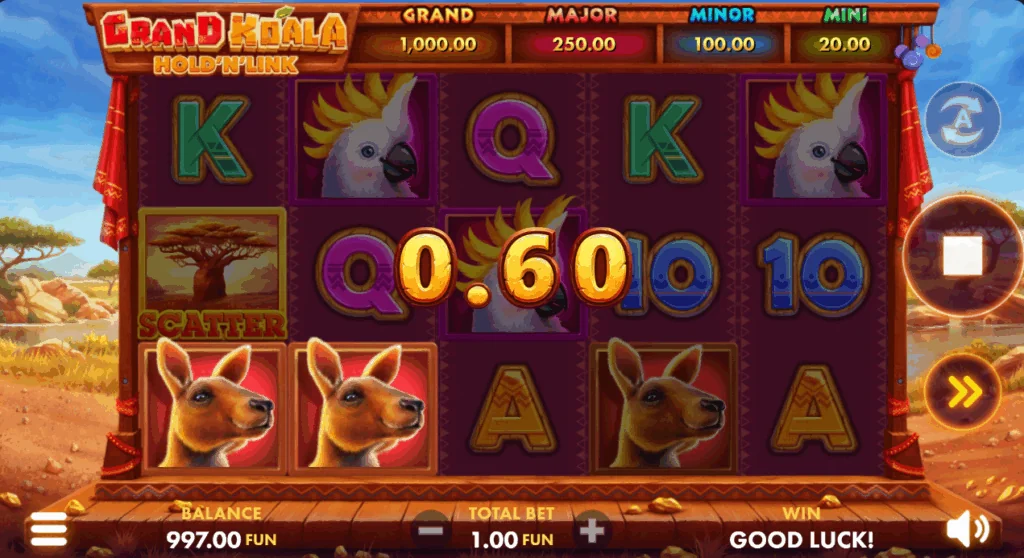 Grand koala slot game