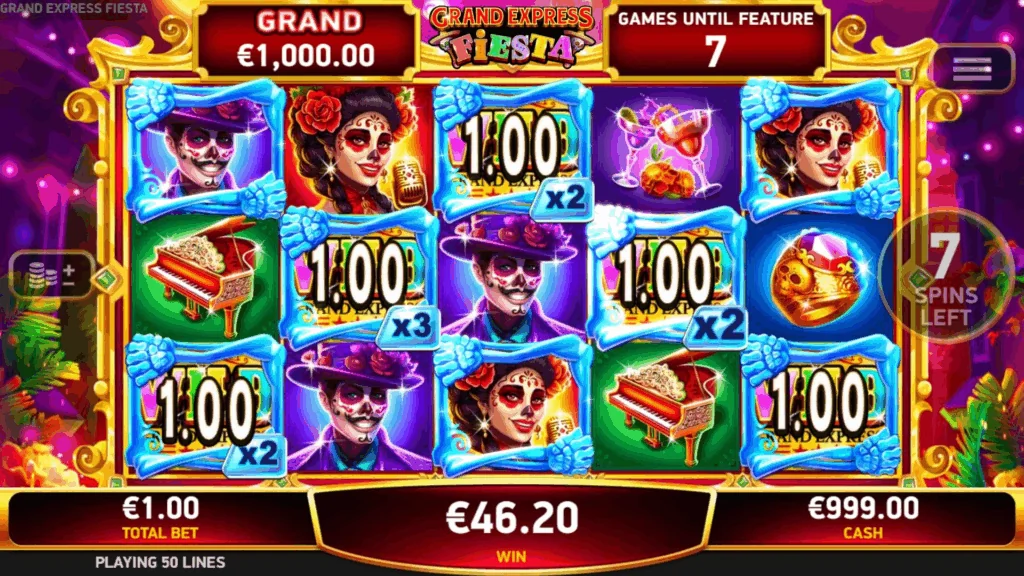 Grand express fiesta slot game