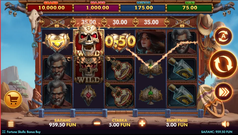 Fortune Skulls demo gameplay how to play