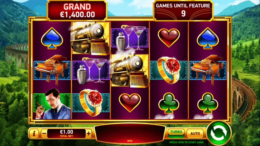 Grand express diamond class slot game screenshot