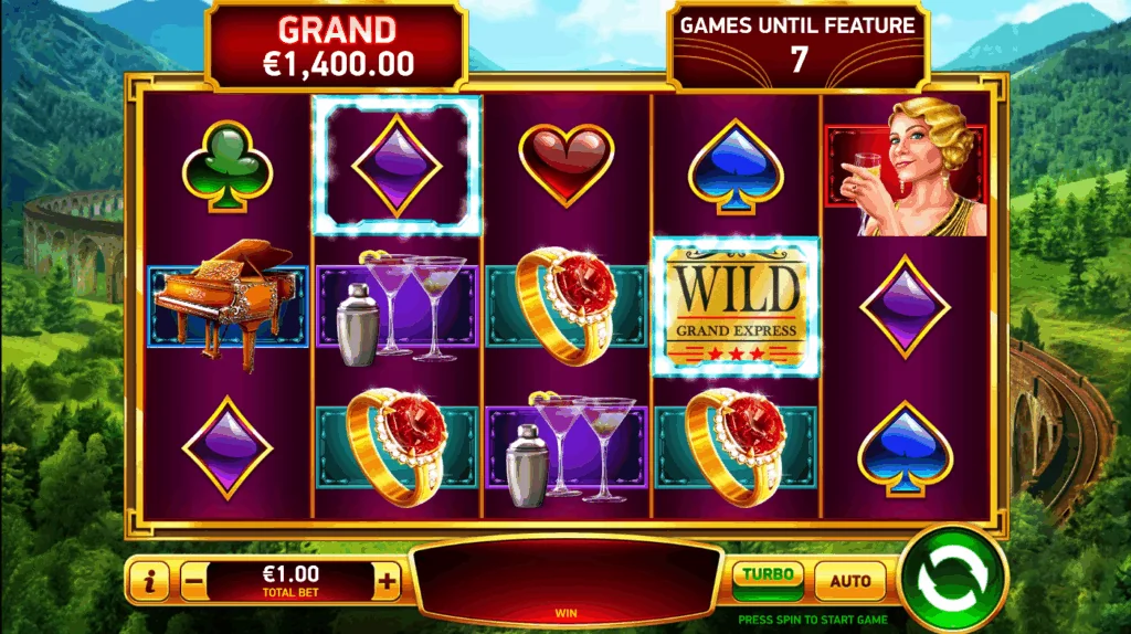 Grand express diamond class slot game