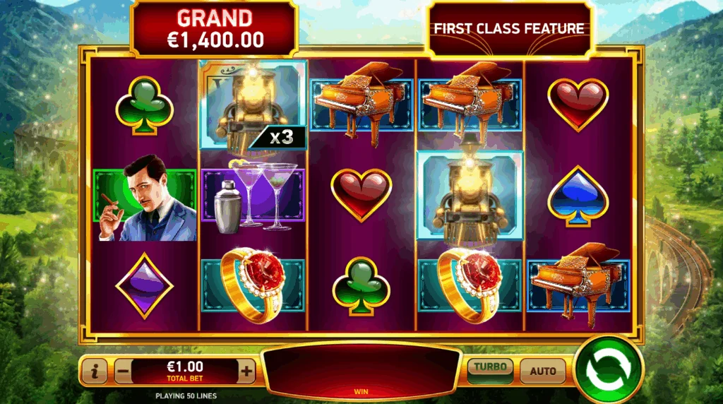 Grand express diamond class slot features and rtp