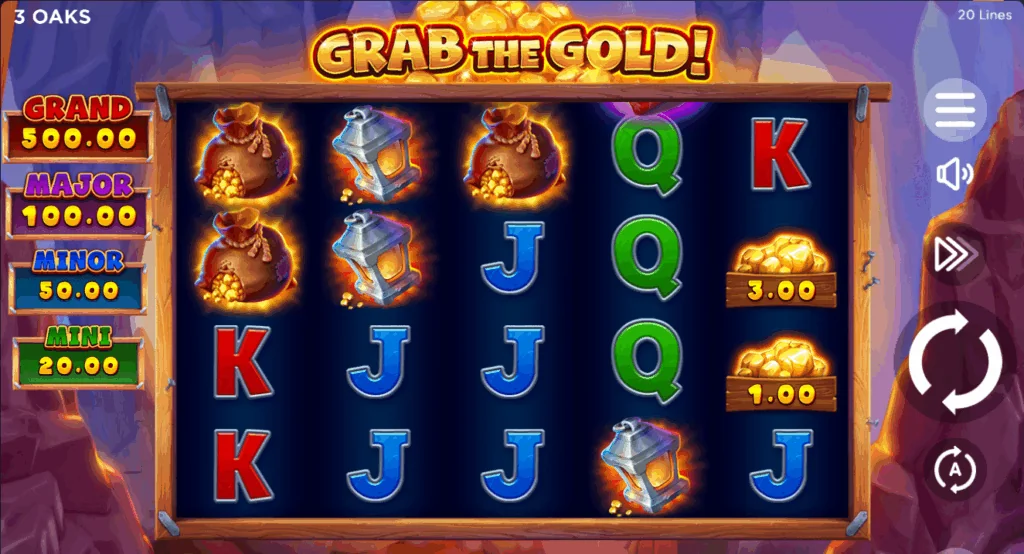 Grab the gold slot game screenshot