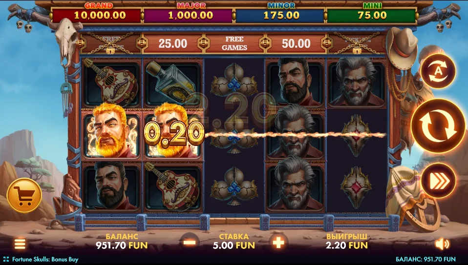 Fortune Skulls slot game