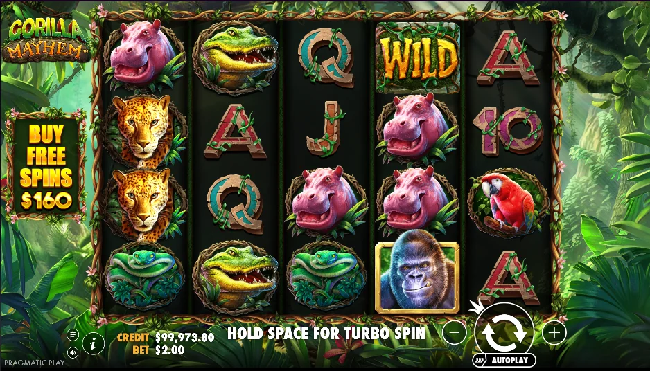 Gorilla mayhem slot game