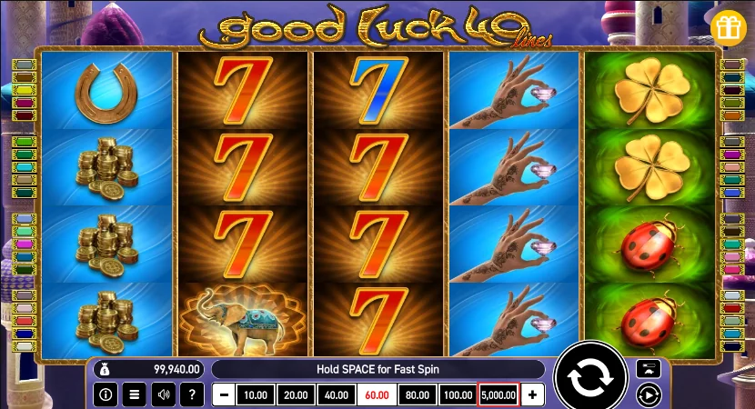 Good luck 40 slot game screenshot