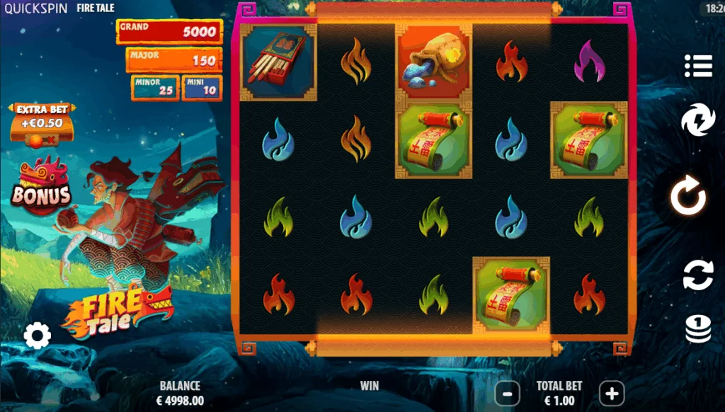 Fire tale slot game