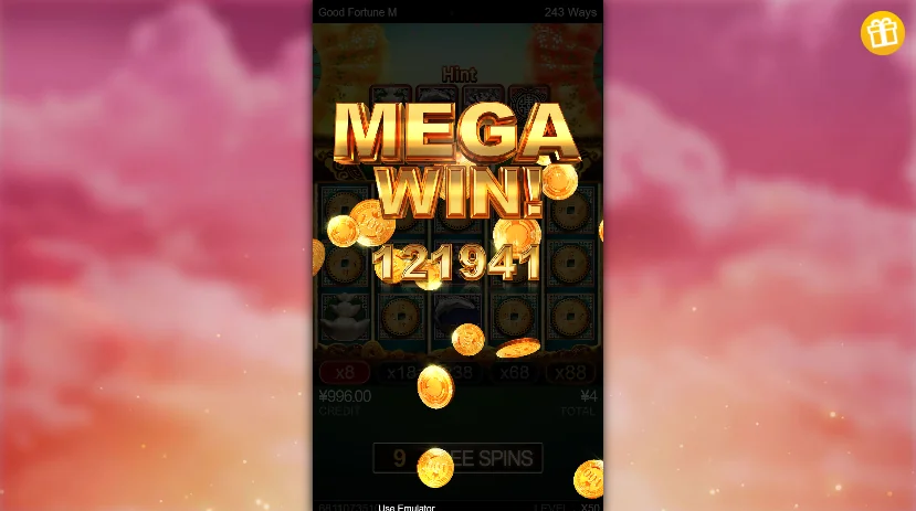Good fortune m slot features and rtp