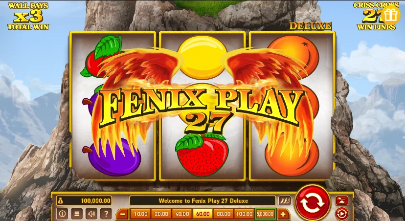 Fenix play 27 deluxe slot game screenshot