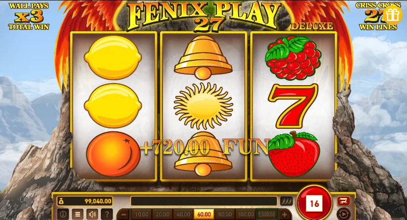 Fenix play 27 deluxe slot features and rtp