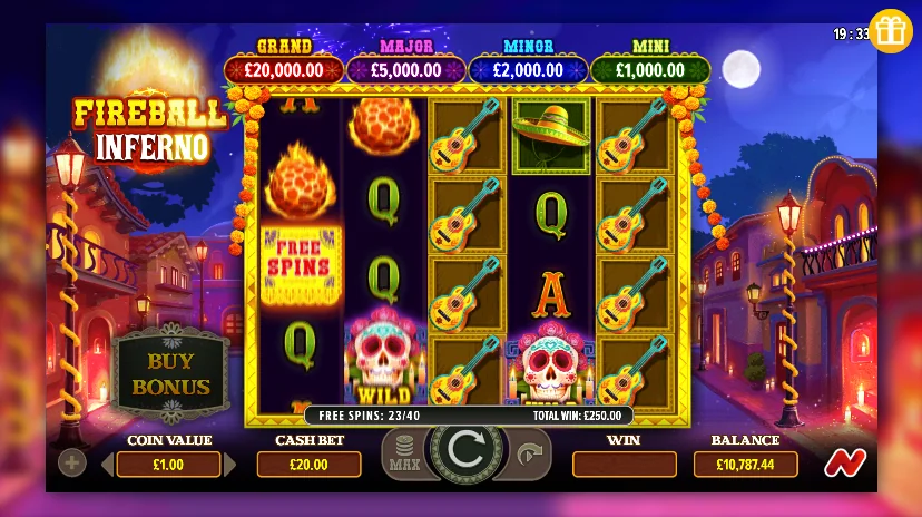 Fireball inferno demo gameplay how to play