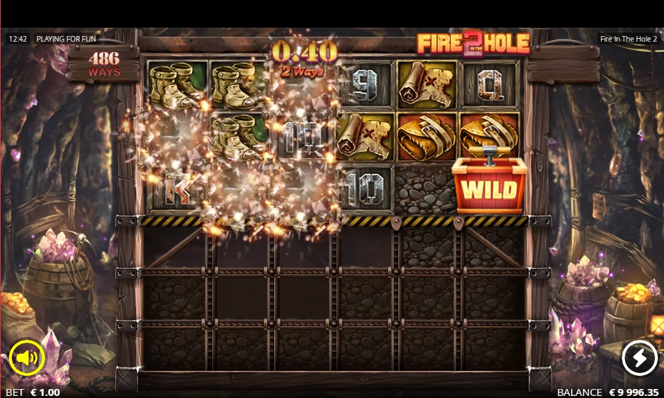 Fire in the hole 2 slot game