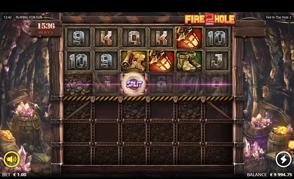 Fire in the hole 2 slot features and rtp
