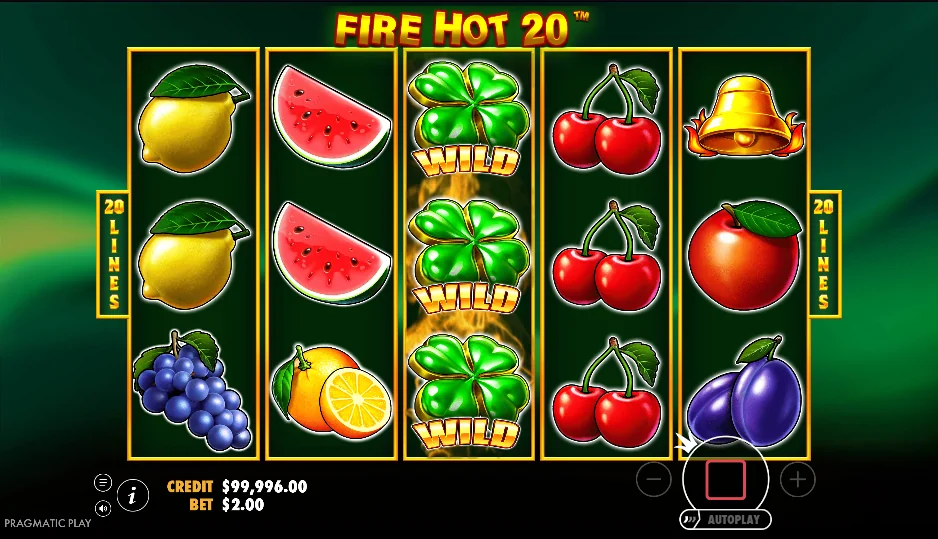 Fire hot 20 demo gameplay how to play