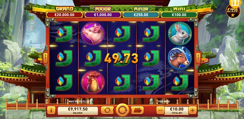 Fire blaze golden macaque slot features and rtp