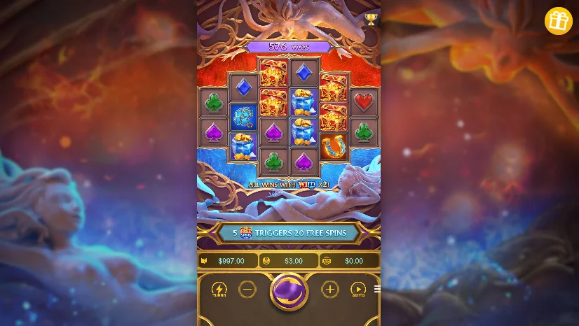 Guardians of ice and fire slot game screenshot