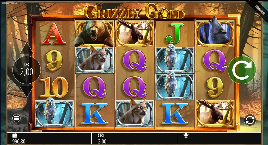 Grizzly gold demo gameplay how to play