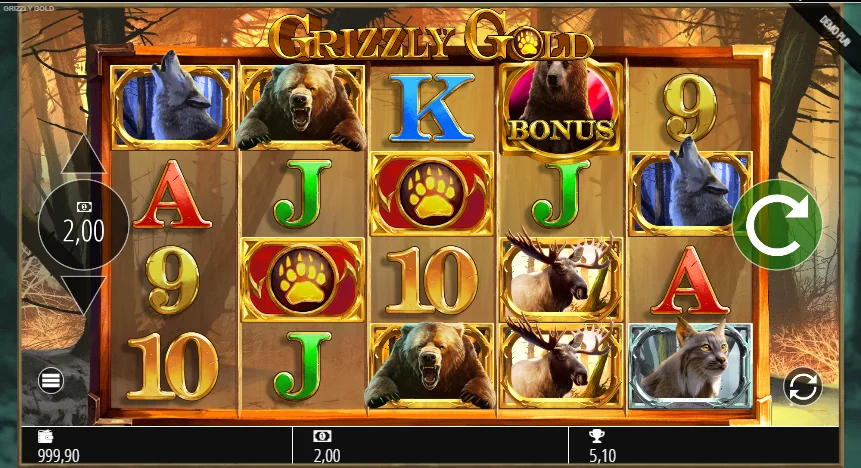 Grizzly gold slot game