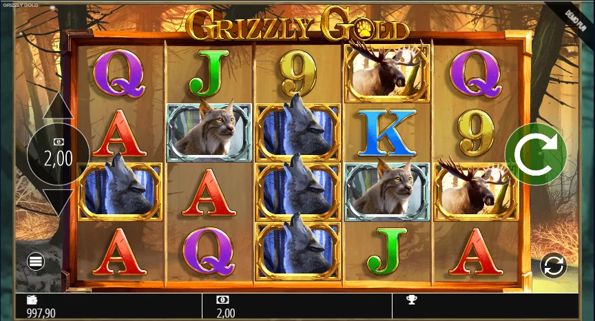 Grizzly gold slot features and rtp