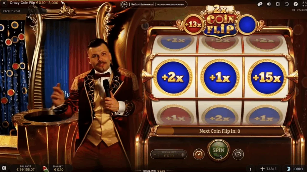 Crazy Coin Flip features and rtp