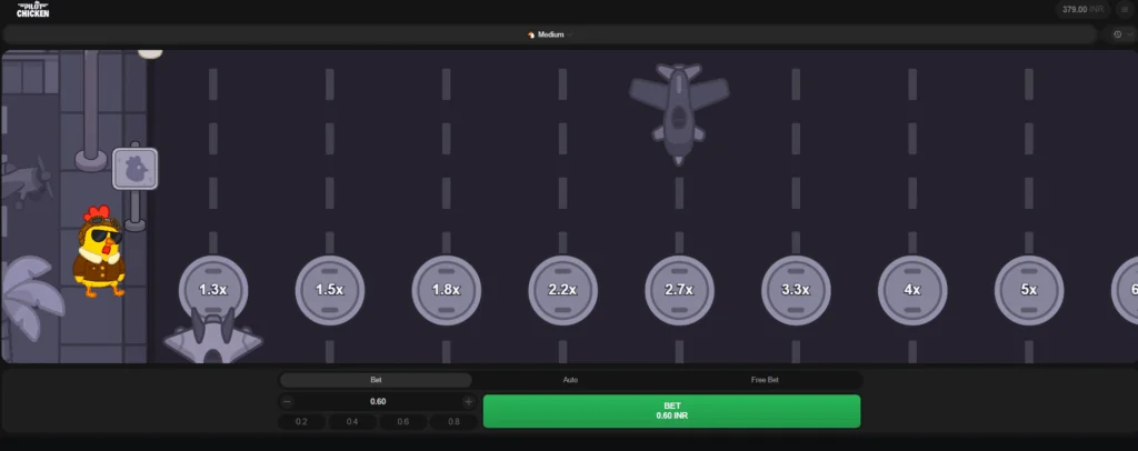 Pilot Chicken slot game screenshot