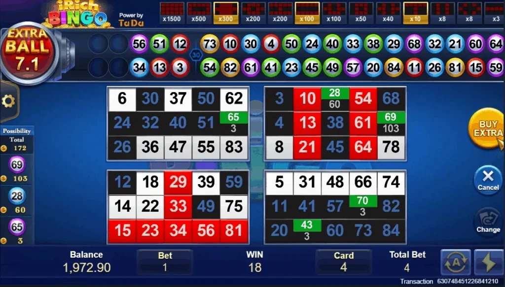 iRich Bingo demo gameplay 