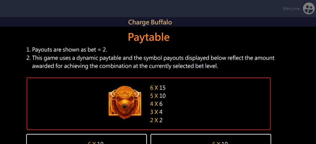 how to play Charge Buffalo slot game