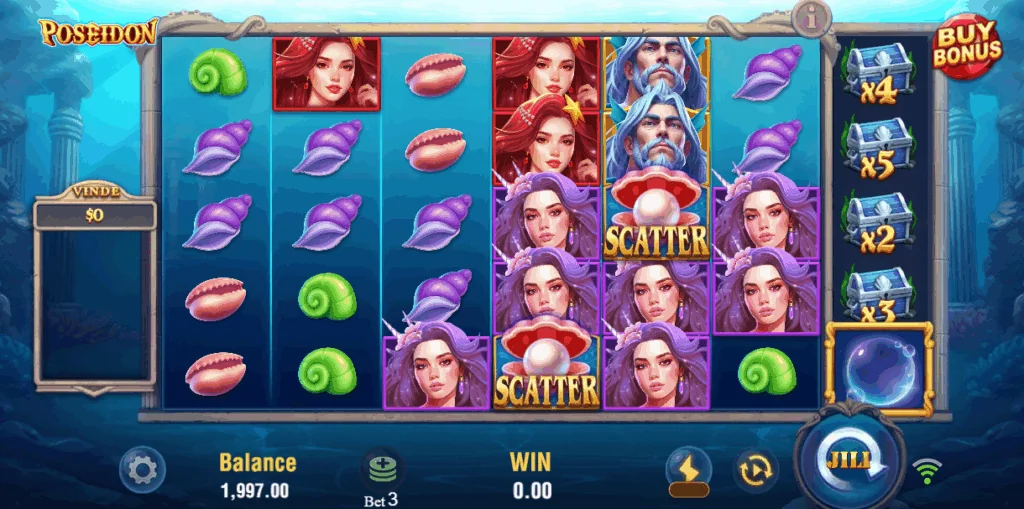 Poseidon demo gameplay