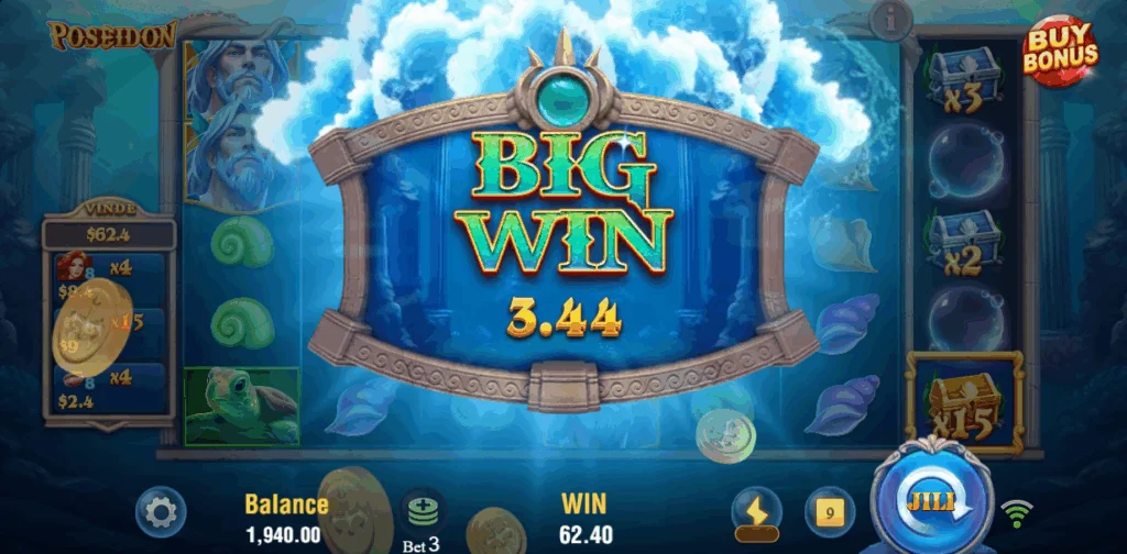 Poseidon slot features and rtp