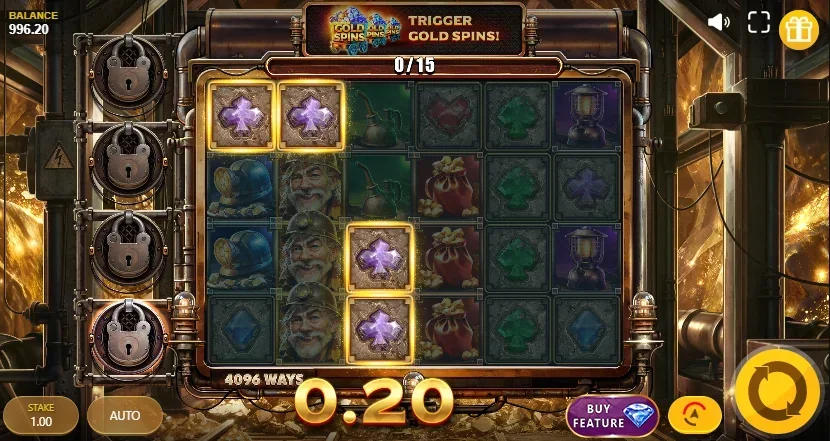 how to play Dynamite Riches The Mother Lode slot game