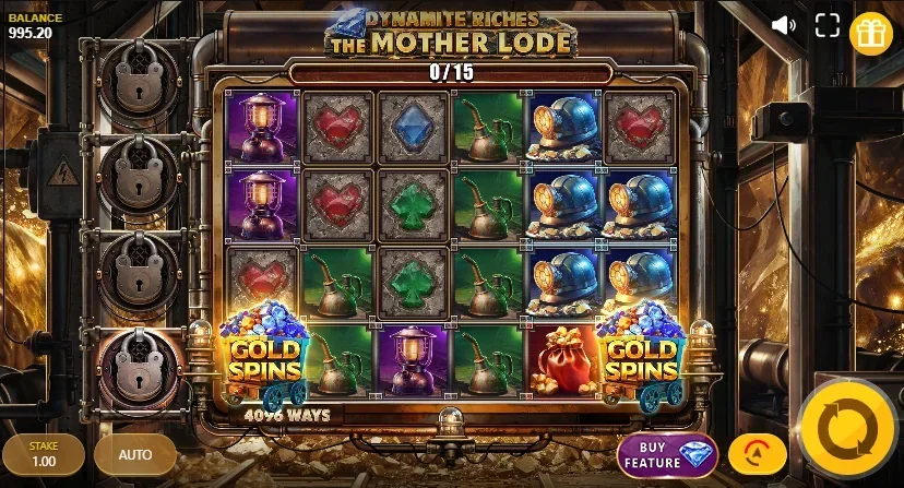 Dynamite Riches The Mother Lode demo gameplay 