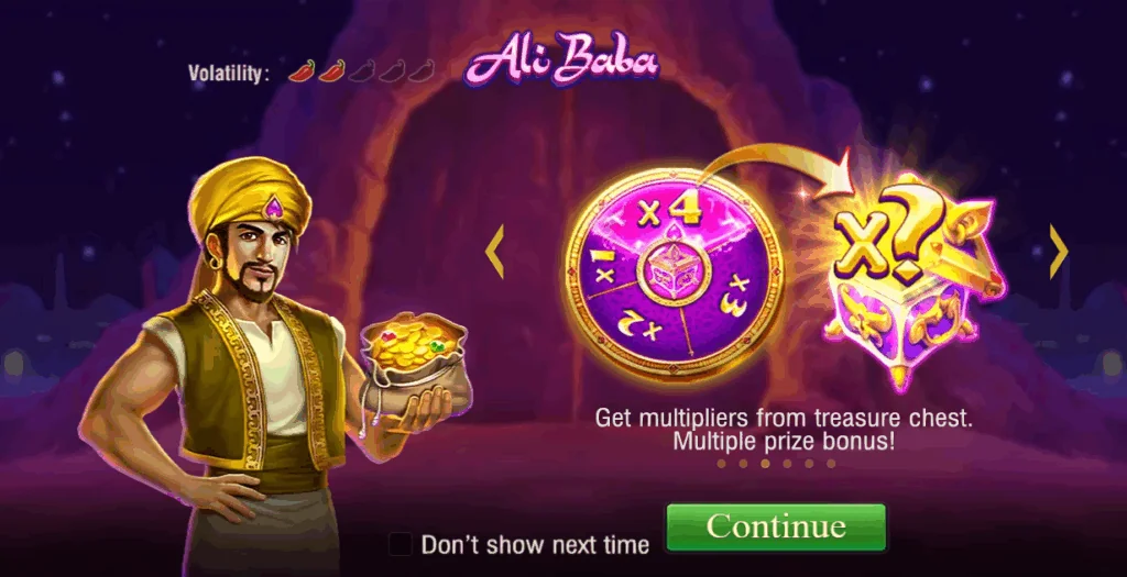 Ali Baba slot game screenshot