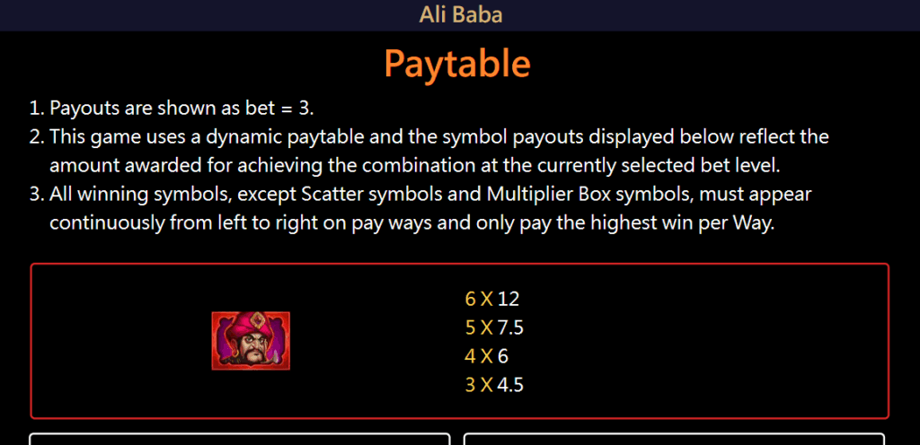 how to play Ali Baba slot game