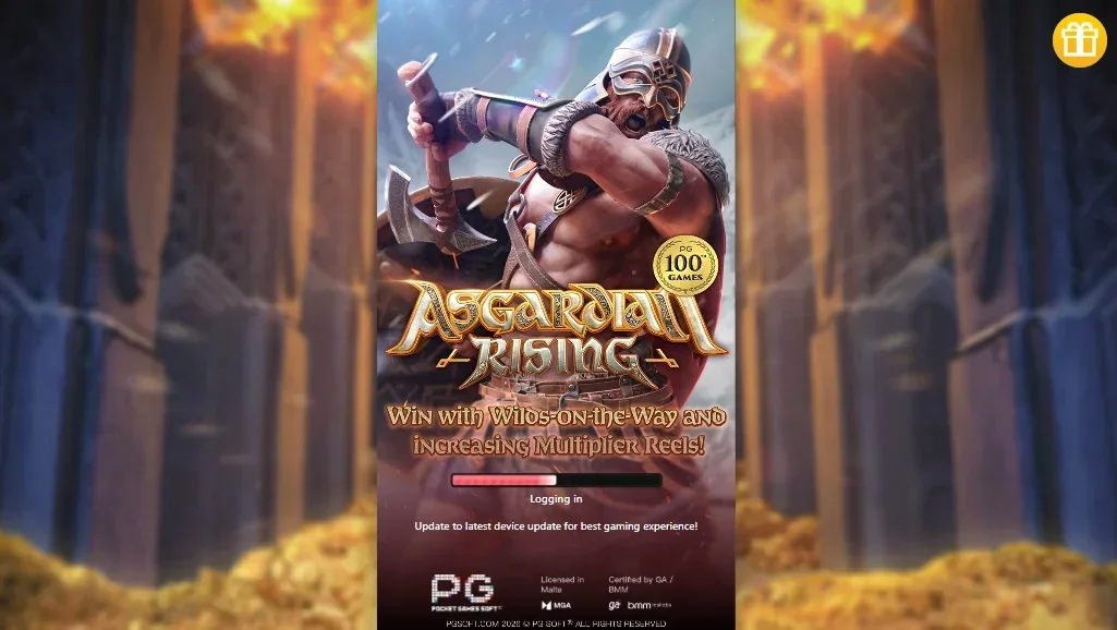 Asgardian Rising slot game screenshot