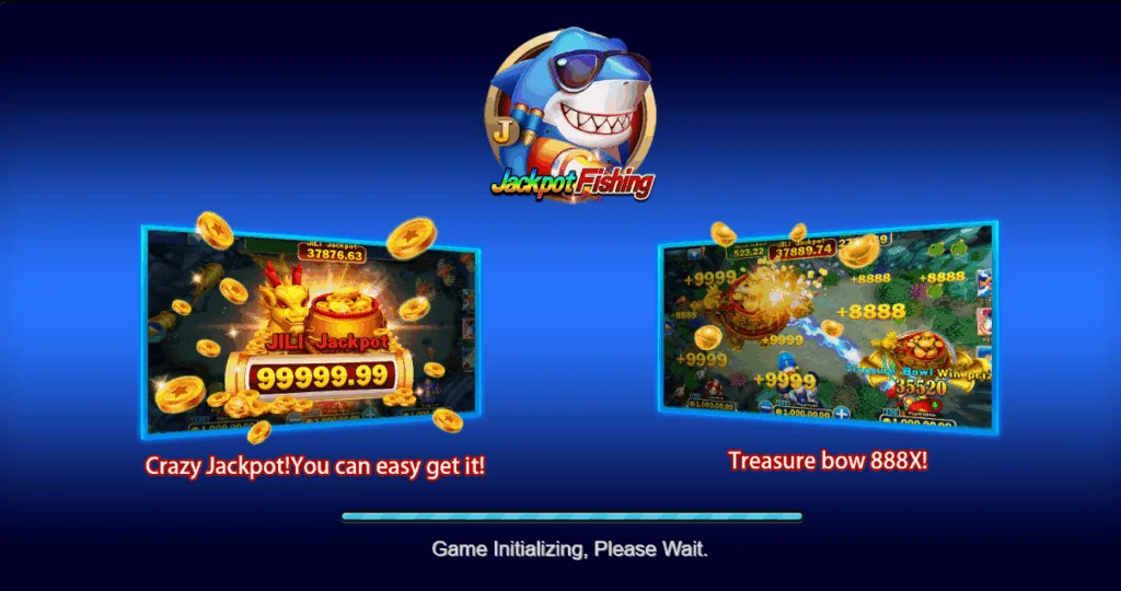 Jackpot Fishing slot game screenshot
