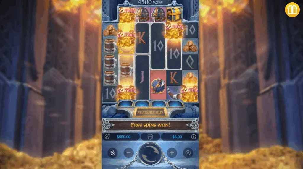 how to play Asgardian Rising slot game
