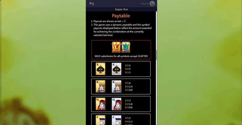 how to play Super Ace slot game