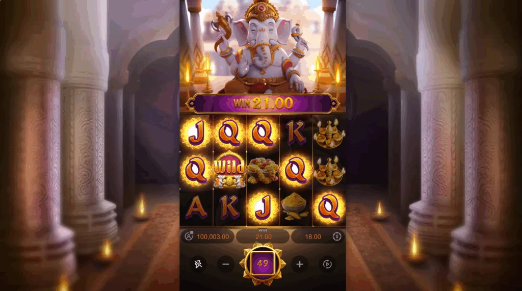 Ganesha Gold slot features and rtp