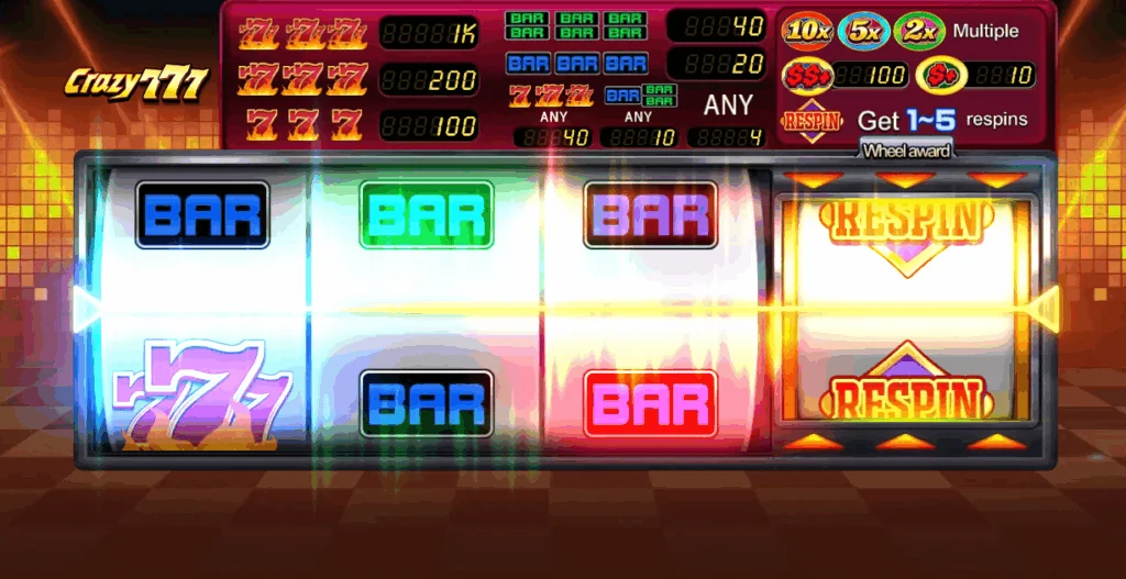 Crazy 777 demo gameplay