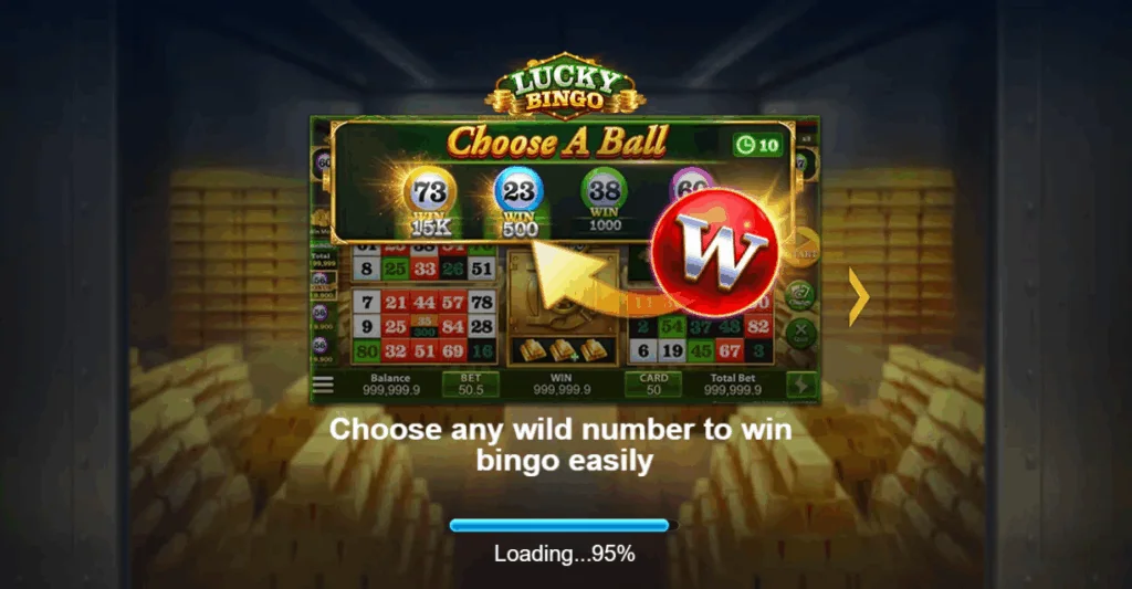 Lucky Bingo slot game screenshot