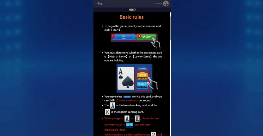 how to play Hilo slot game