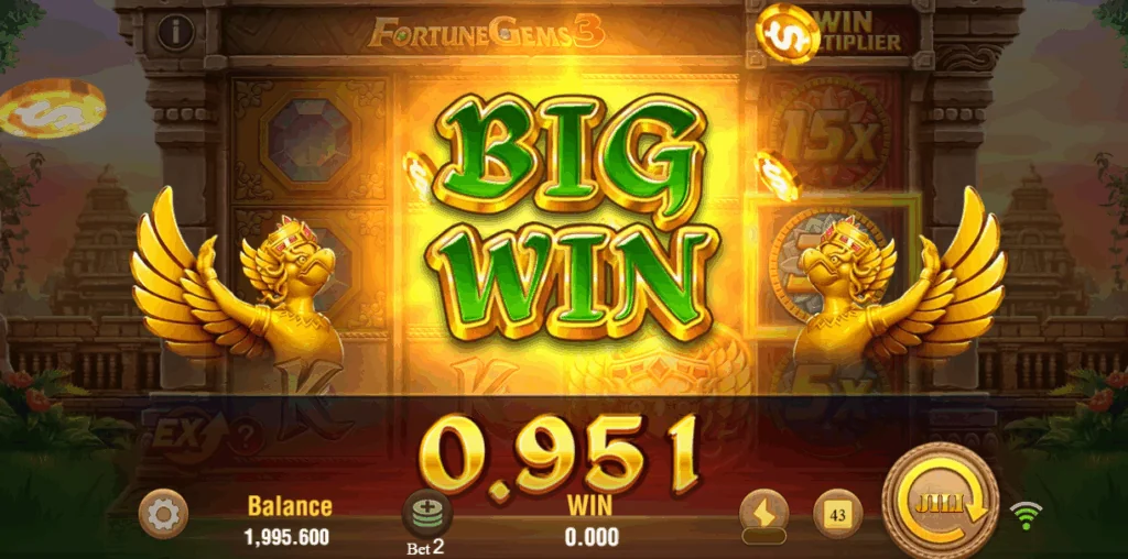 Fortune Gems 3 slot features and rtp