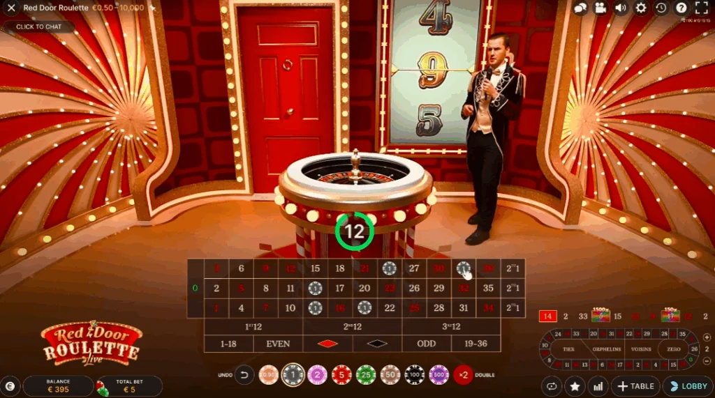 Red Door Roulette demo gameplay