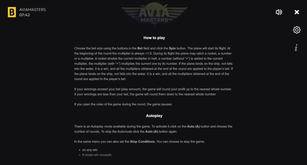 how to play AviaMasters slot game