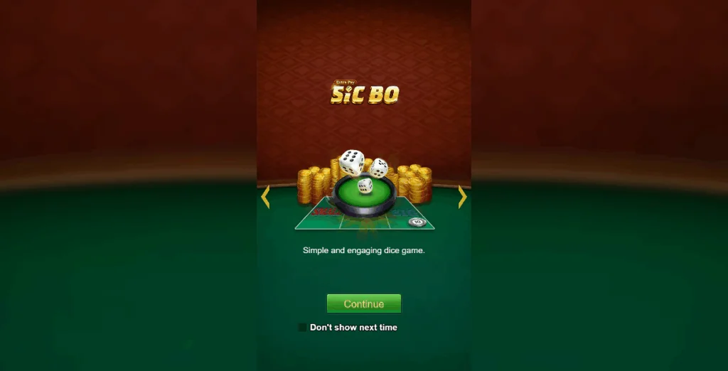 Sic Bo slot game screenshot
